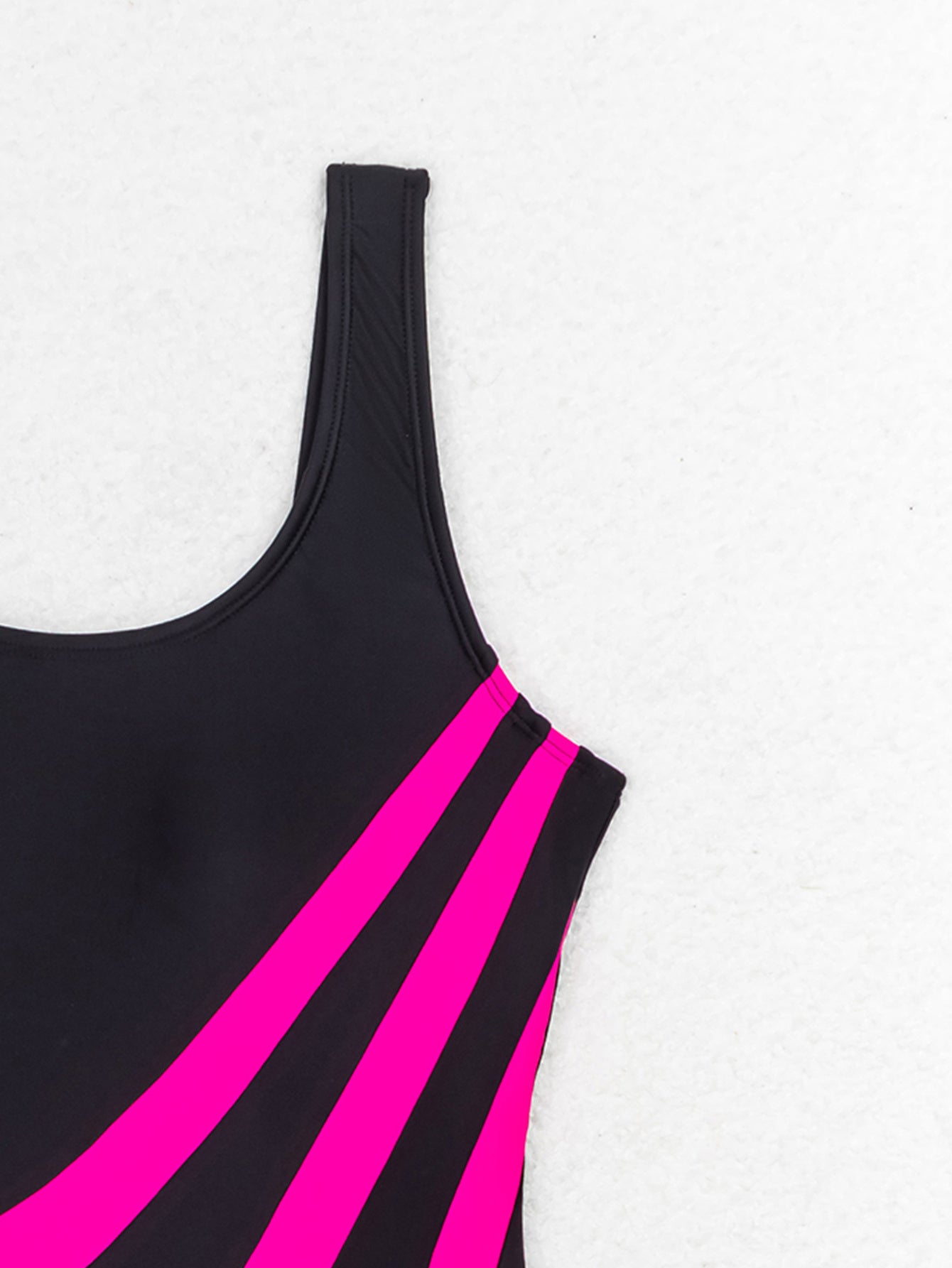 Shop Women's One Piece Scoop Neck Beach Sports Tummy Control Bathing Suit