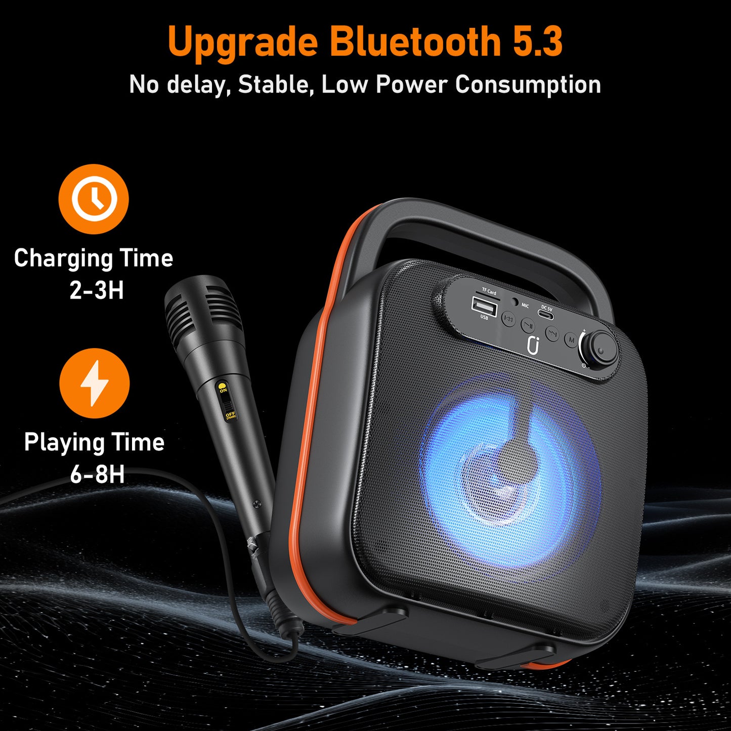 Shop JYX D50 Karaoke Machine For Adult &Bluetooth Speaker With Microphone