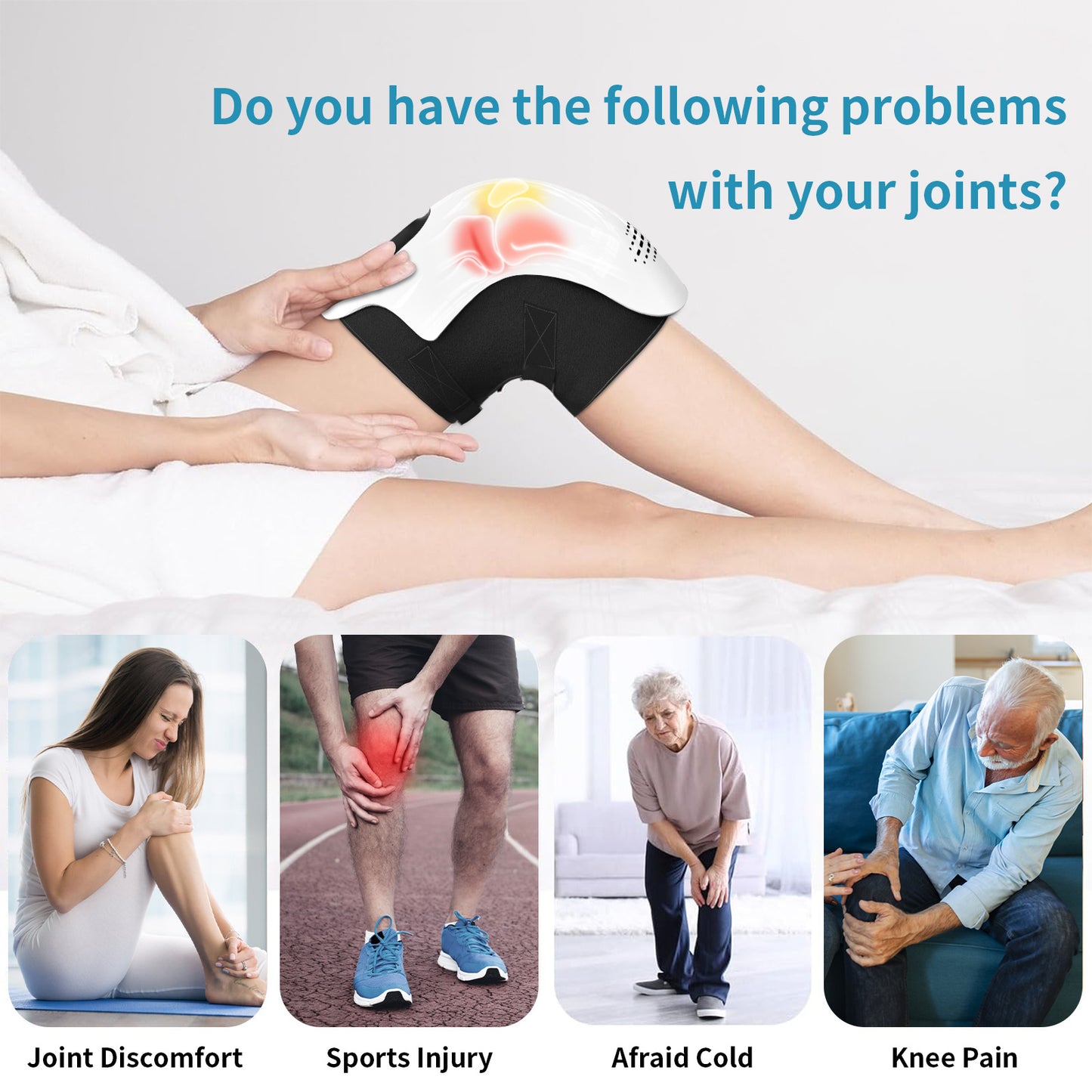 Shop Intelligent Knee Massager Electric Knee Physiotherapy