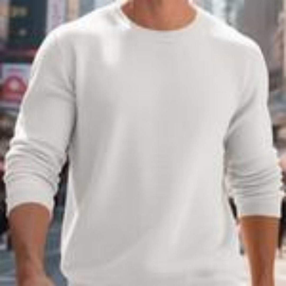 Shop Jacquard Round Neck Hoodie For Men And Women