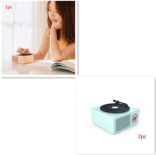 Shop Wireless mini portable retro phonograph Bluetooth-compatible speaker