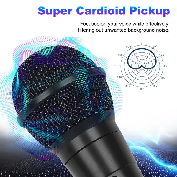 Shop Handheld Wired Microphone Dynamic Vocal Mic With Professional Studio & Live Performance