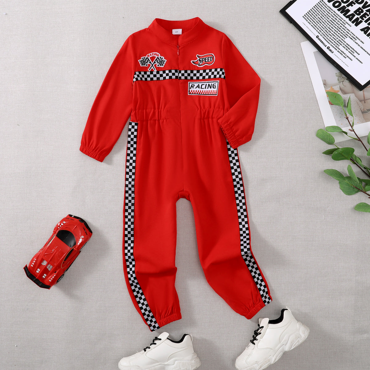 Shop Toddler Girls Boys Racing Driver Jumpsuit