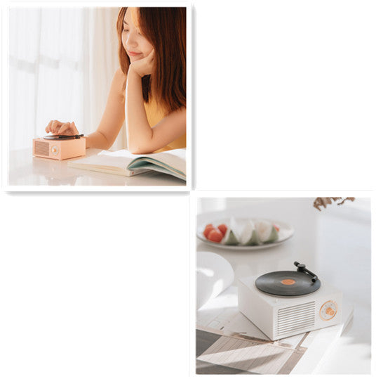 Shop Wireless mini portable retro phonograph Bluetooth-compatible speaker