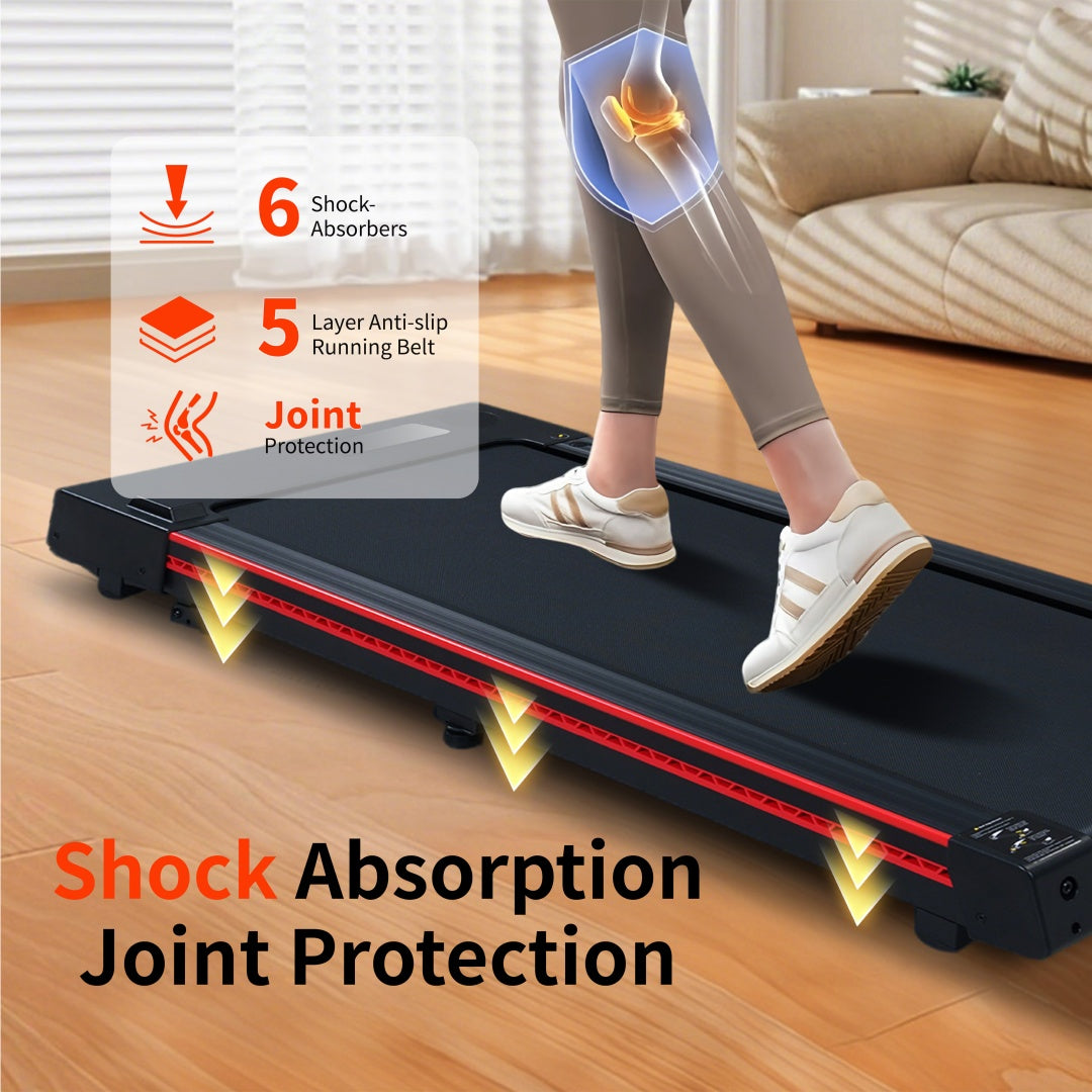 Shop Treadmill With 10 Incline, Remote Control For Home Office, 264 Lb Capacity, LED Display