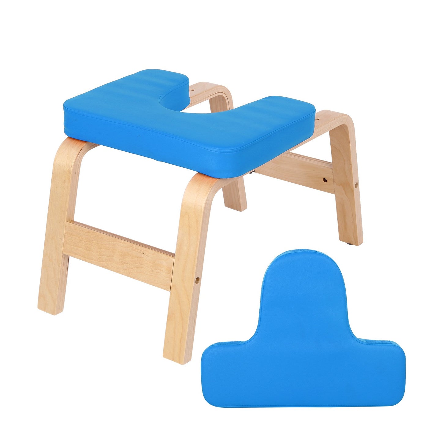 Shop Wooden Yoga Headstand Meditation Trainer/Chair  With Double Cushion Pads