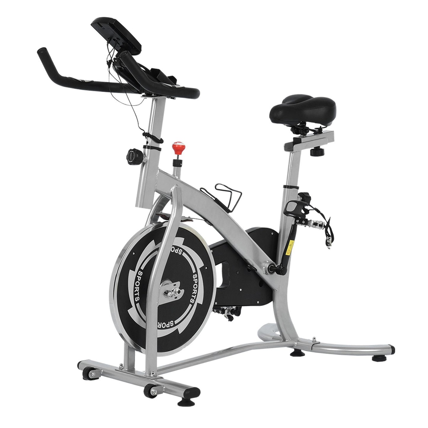 Shop Indoor Aerobic Exercise Bike With Comfortable Cushion And LCD Display