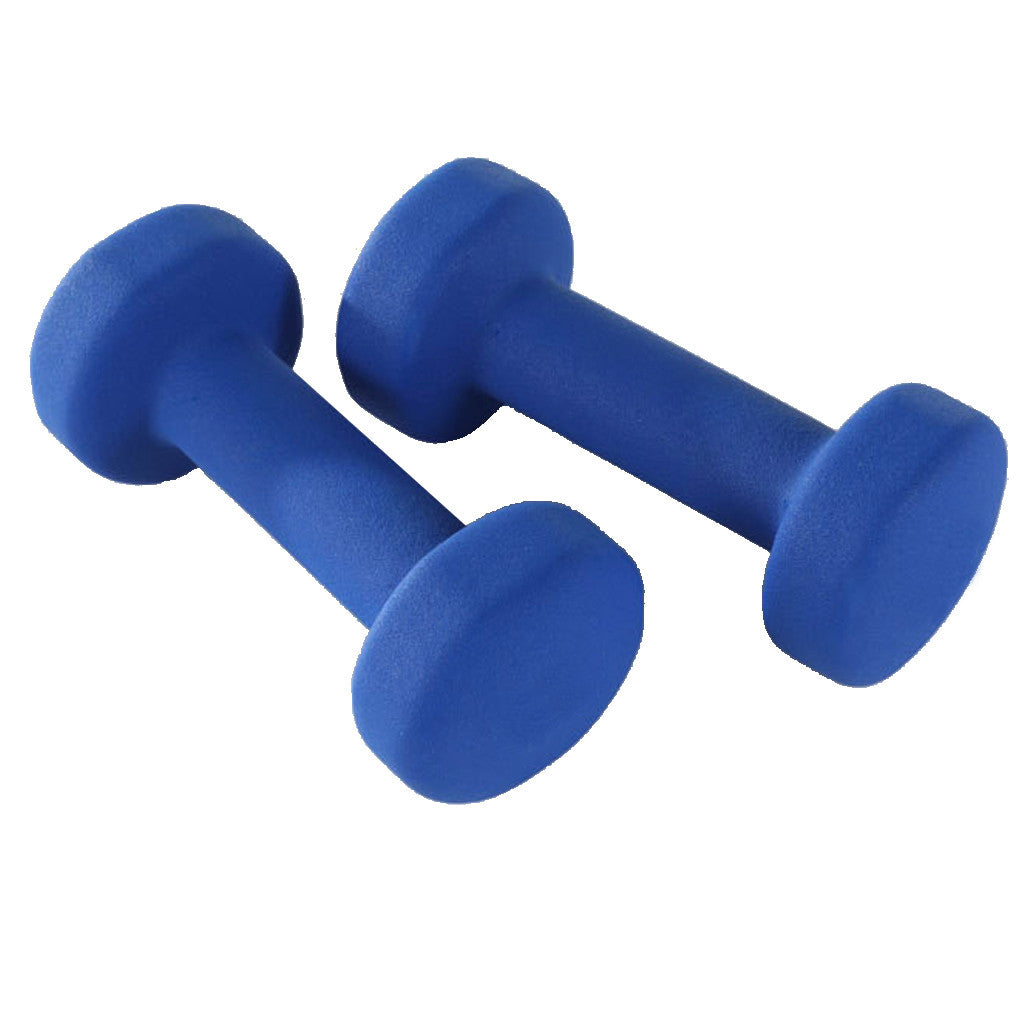 Shop A Pair Dumbbell Barbell Neoprene Coated Weights 6LB/8LB/10LB/12LB/15LB Blue