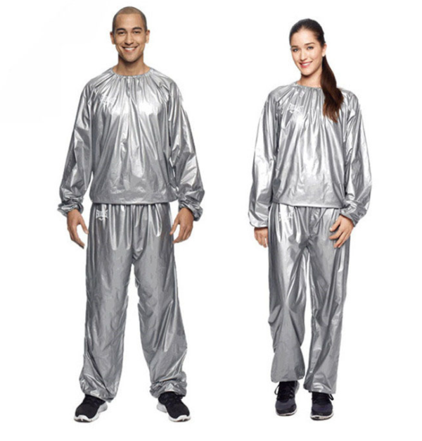 Shop Heavy Duty Anti-Rip Weight Loss Sauna Suit PVC Long Sleeve Unisex Clothes