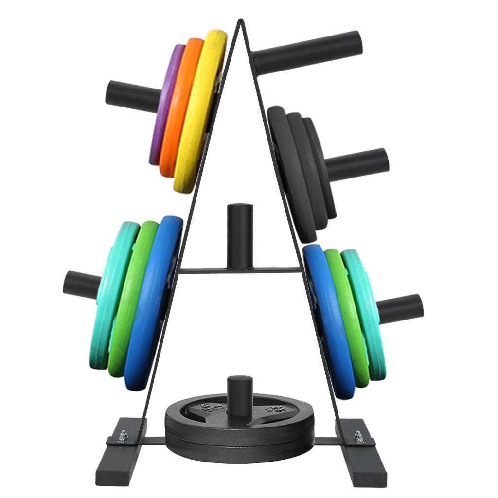 Shop Weight Plate Rack Weight Plate Tree 2 inch For Bumper Plates Free Weight Stand