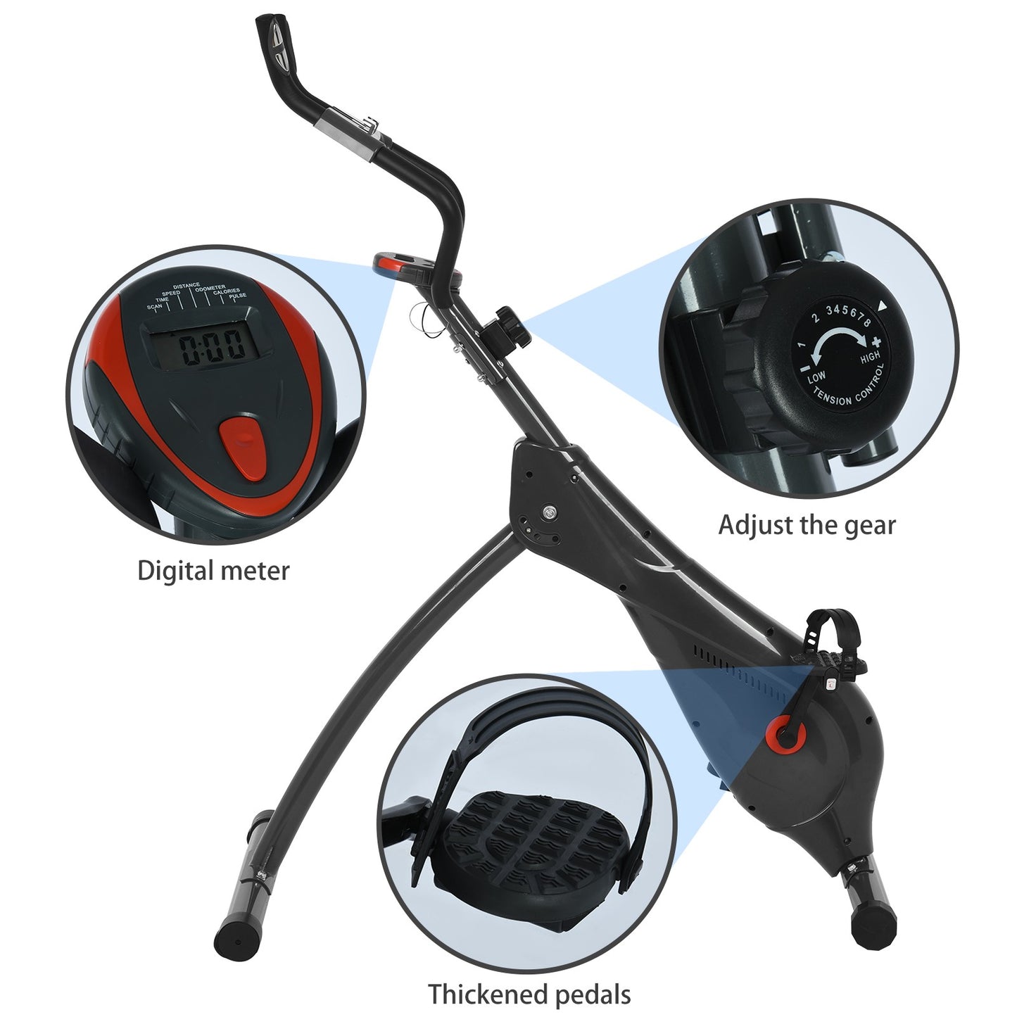 Shop Magnetic Control Exercise Bike Household Ultra-quiet Sports Foldable Indoor