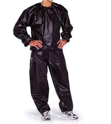Shop Heavy Duty Anti-Rip Weight Loss Sauna Suit PVC Long Sleeve Unisex Clothes
