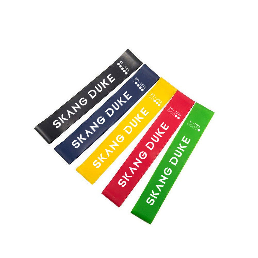 Shop 5 Level Resistance Rubber Bands Yoga Training Elastic Bands