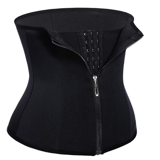Shop Hot-selling zipper three-breasted belt neoprene corset body burst SWEAT Fitness Postpartum Body Girdle