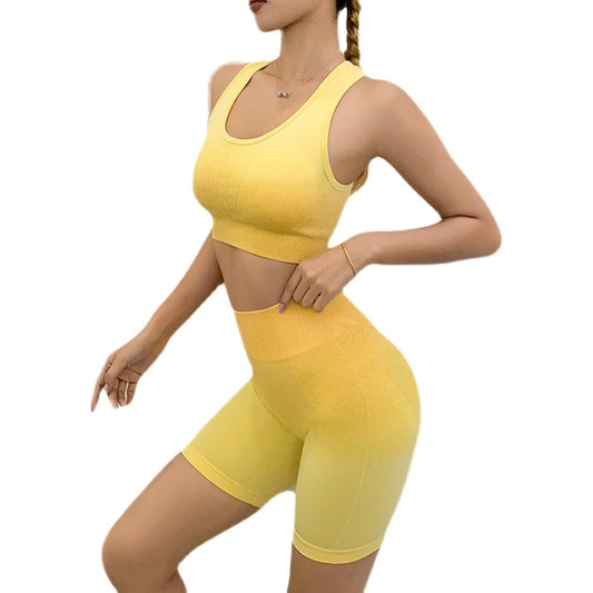 Shop Seamless Workout Womans Fitness Set