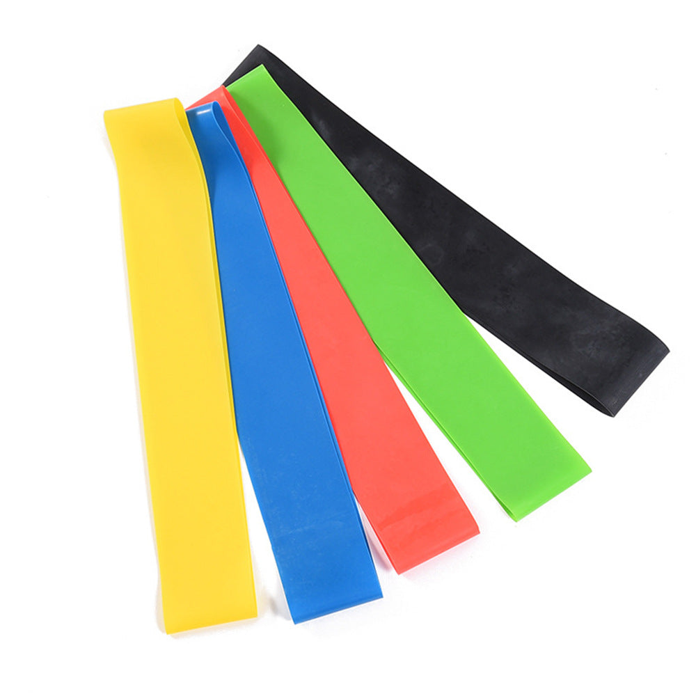 Shop 5 Level Resistance Rubber Bands Yoga Training Elastic Bands