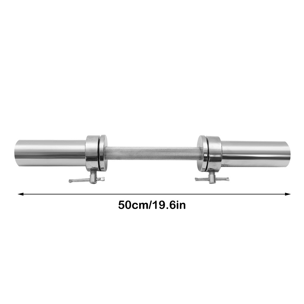 Shop Olympic 2  Barbell Solid Dumbbell Weight Lifting Bars With Rotating Sleeves