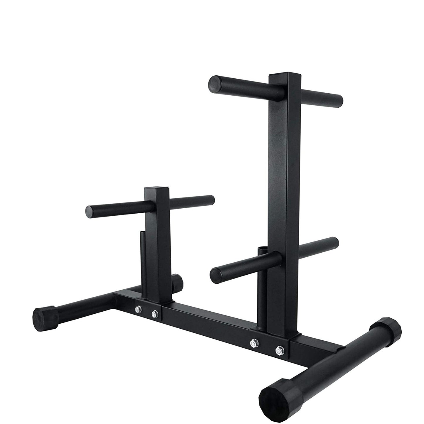 Shop Weight Plate Rack Tree For Dumbbell Plates Olympic Free Weight Storage Rack