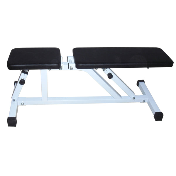 N-085 Household Indoor Fitness Adjustable Dumbbell Stool Fitness Stool White & Black