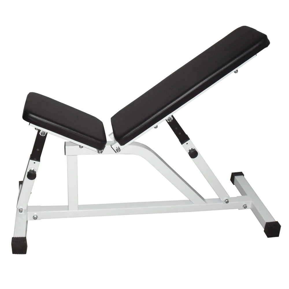 Shop N-085 Household Indoor Fitness Adjustable Dumbbell Stool Fitness Stool White & Black