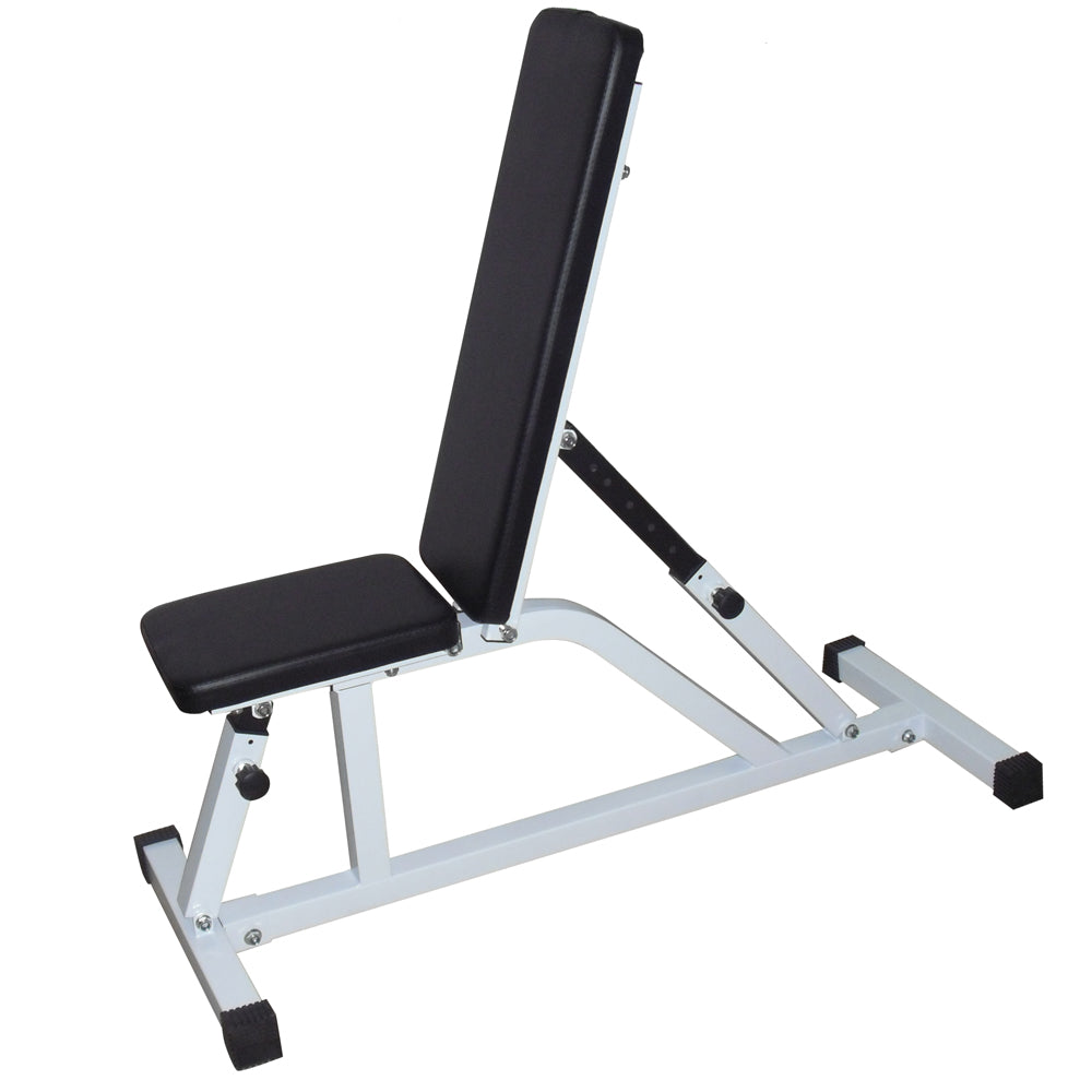 Shop N-085 Household Indoor Fitness Adjustable Dumbbell Stool Fitness Stool White & Black