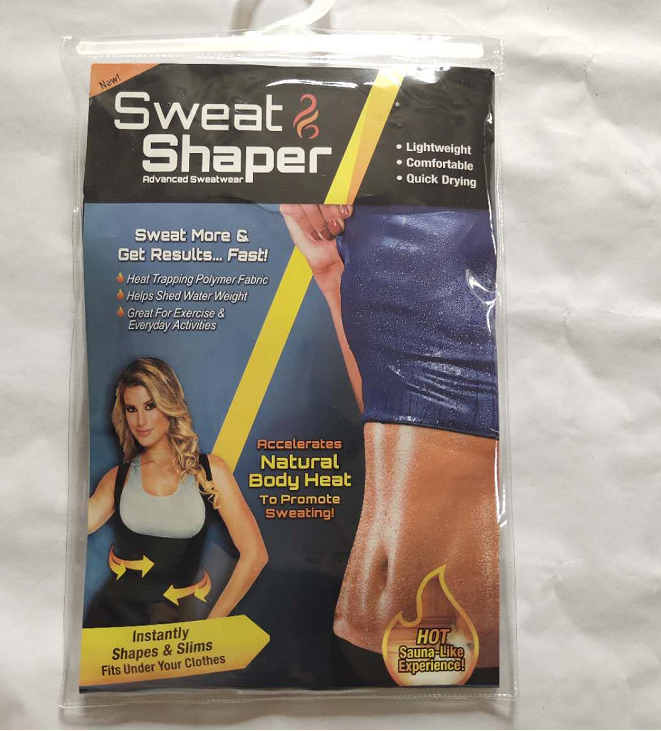 Shop Fat Burning Abdomen Fitness Sweat Vest Running Sportswear