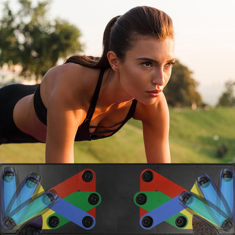 Shop Push Up Rack Edge 9 in 1 Body Building Exercise Fitness Set