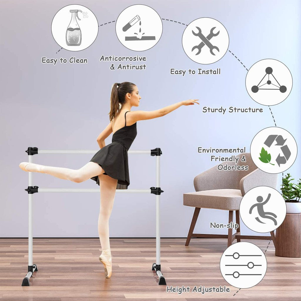 Shop Adjustable Stretching Bars, Freestanding Portable Bar For Home Dancing Fitness