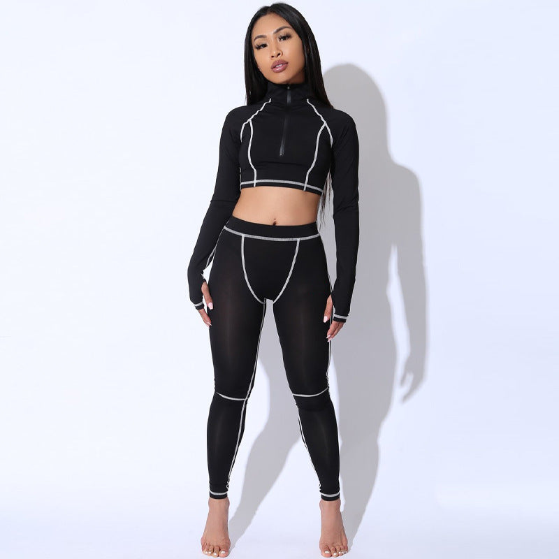 Shop Long Sleeve Yoga Fitness Fashion Set