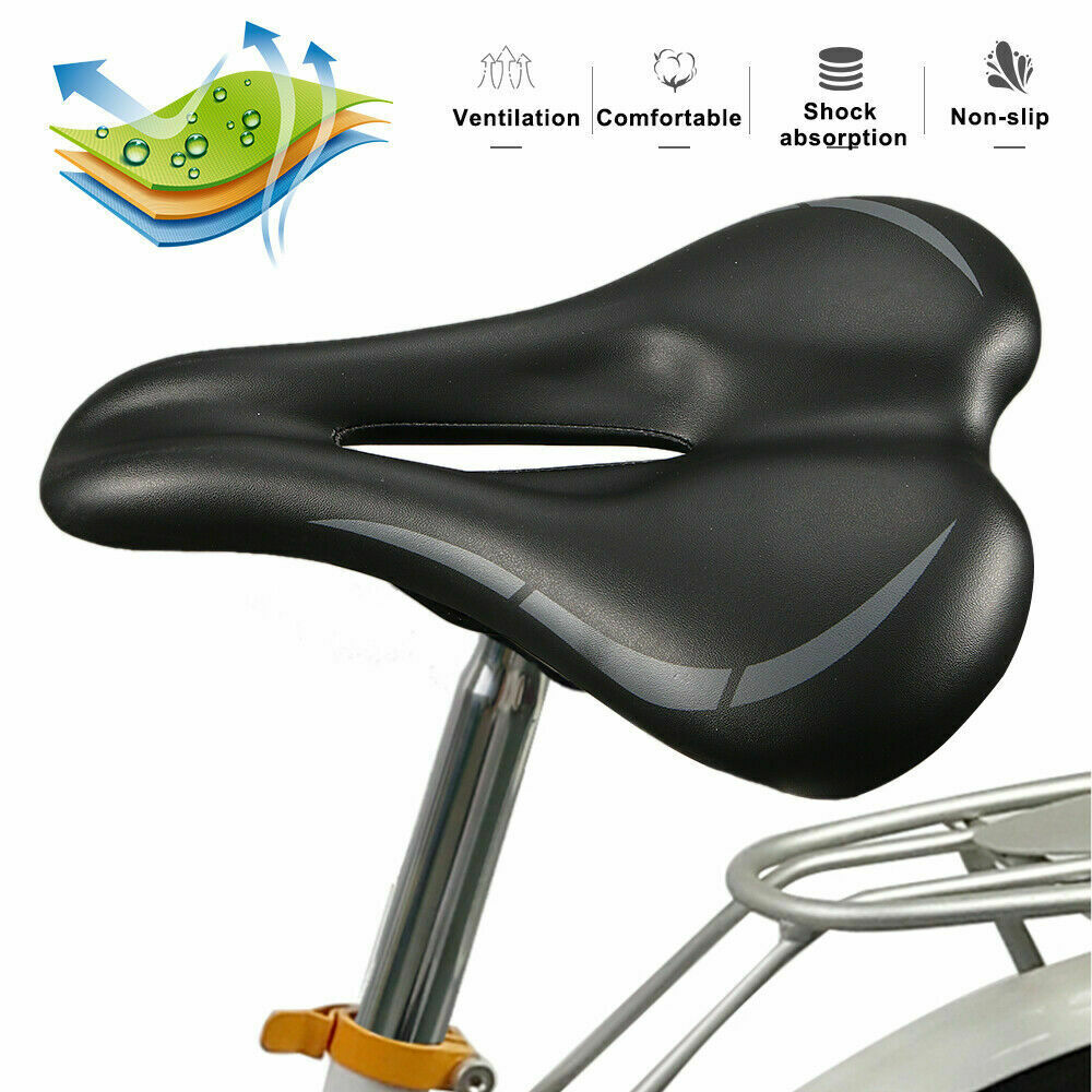 Shop Universal Bike Seat Padded Bicycle Saddle Exercise Outdoor Mountain Road Bikes