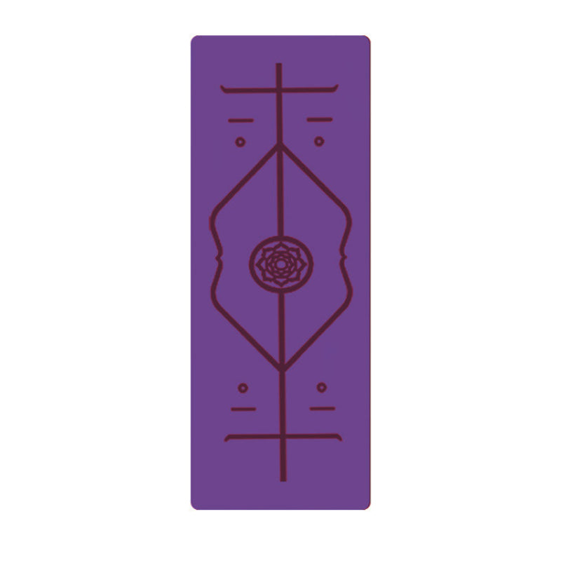 Shop Non Slip TPE Yoga Pad Position Line Beginner