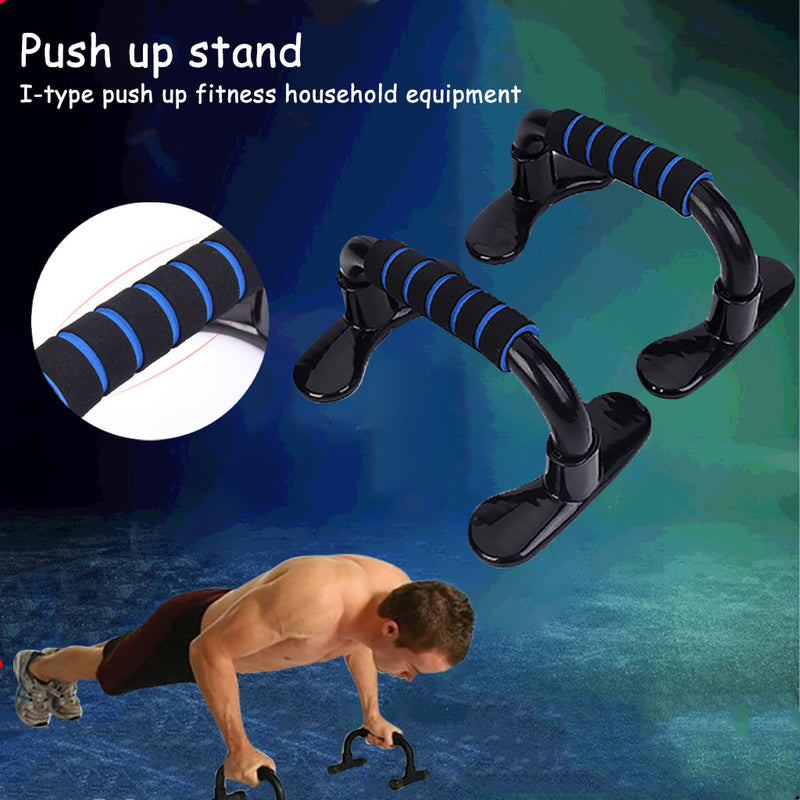 Push Up Bars Stand Foam Handles For Gym Fitness Exercise Chest Press Pull 2PC