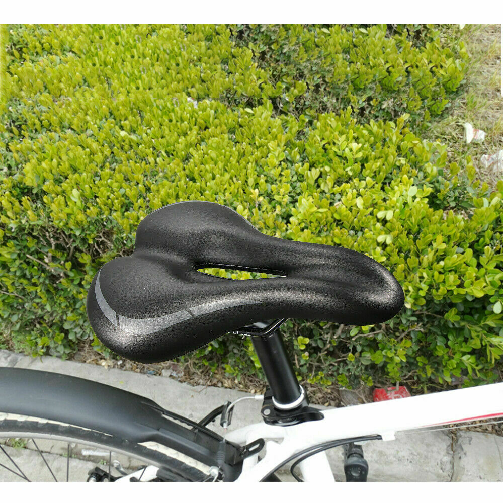 Shop Universal Bike Seat Padded Bicycle Saddle Exercise Outdoor Mountain Road Bikes