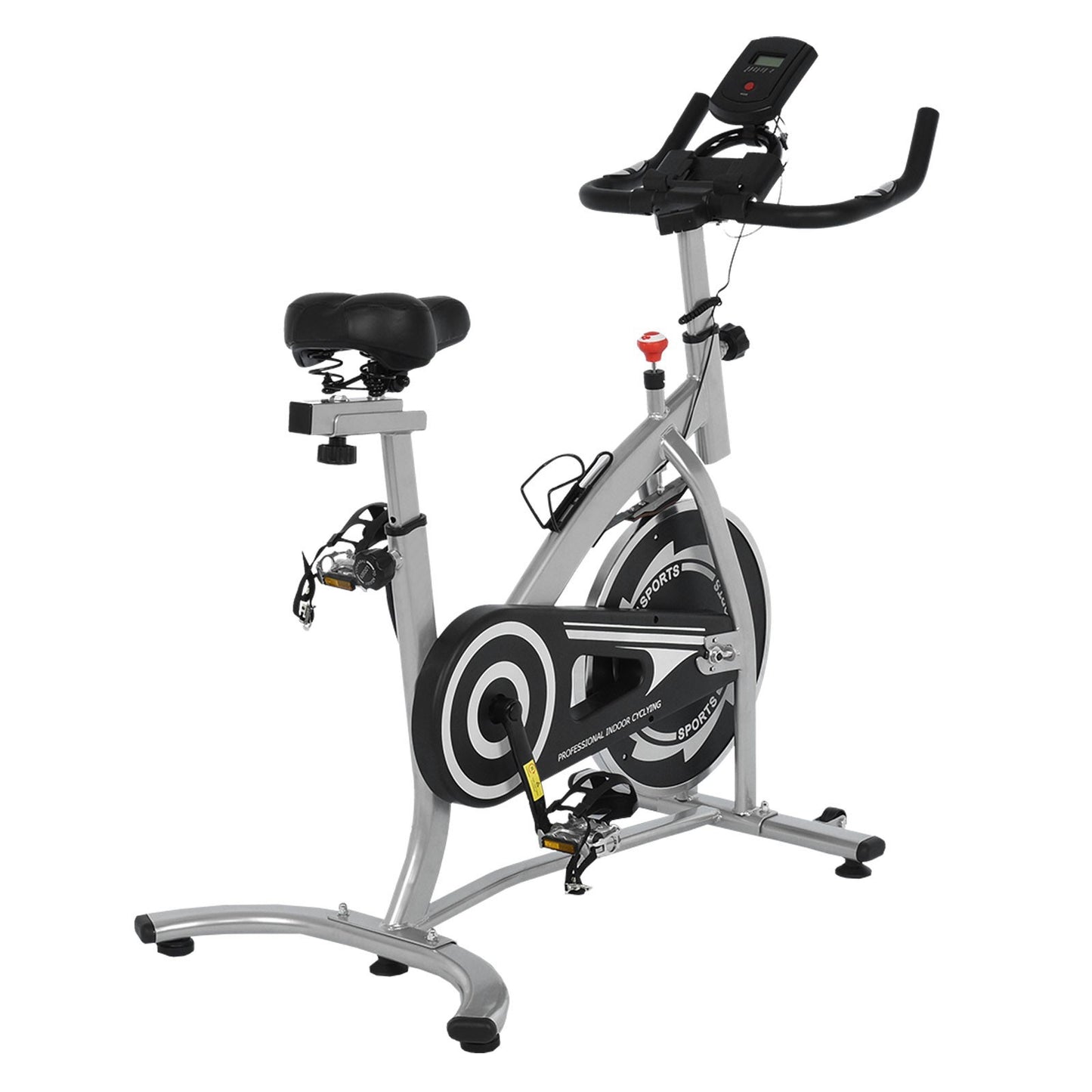 Shop Indoor Aerobic Exercise Bike With Comfortable Cushion And LCD Display