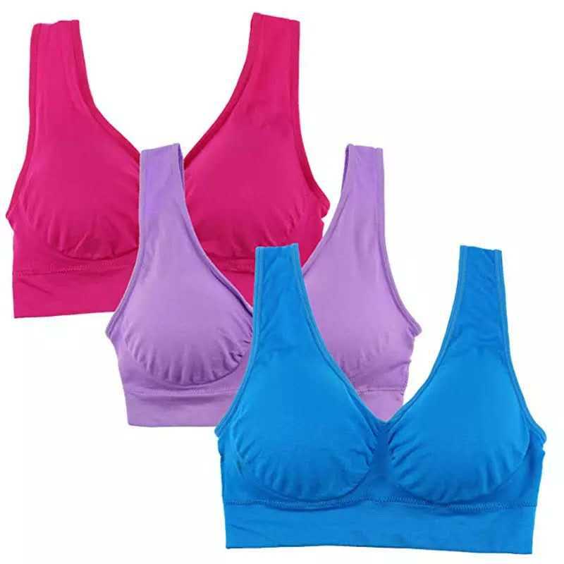 Shop Women Yoga Tank Tops  Sports Bra Workout Fitness Running Crop Top