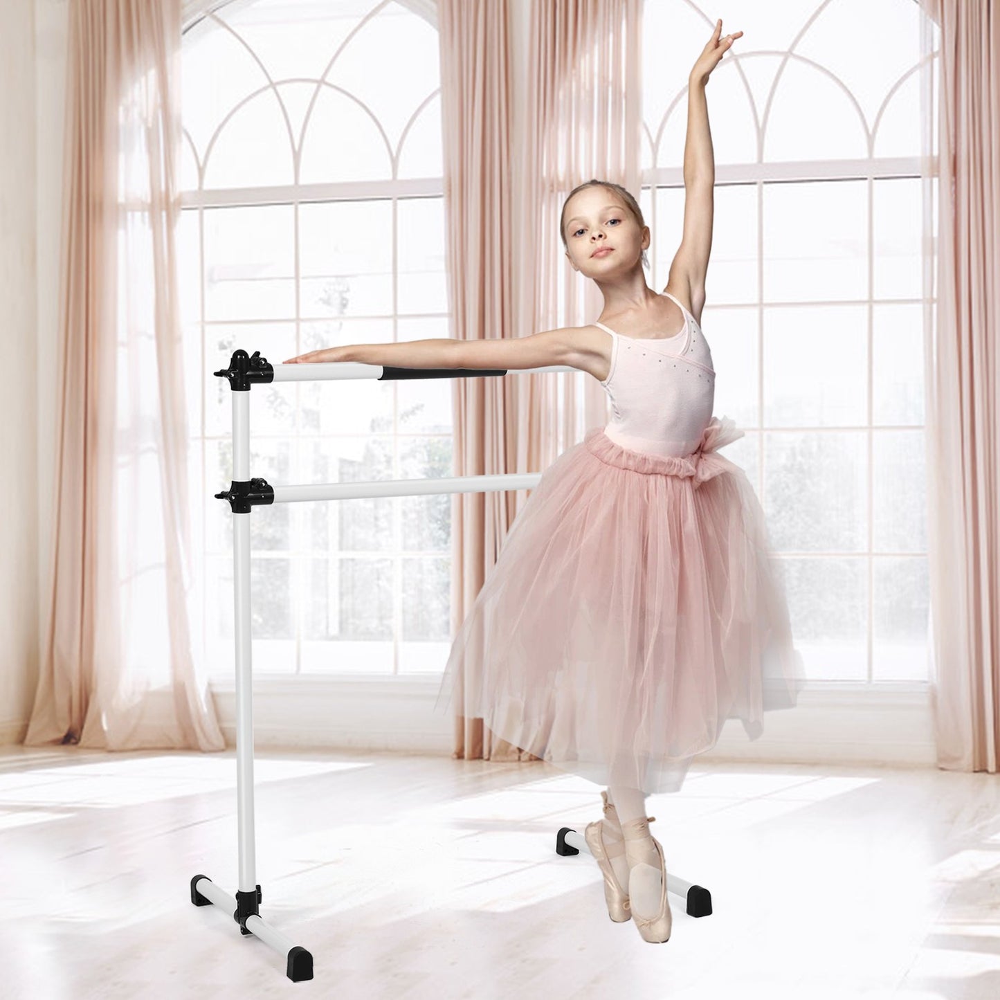 Shop Adjustable Stretching Bars, Freestanding Portable Bar For Home Dancing Fitness