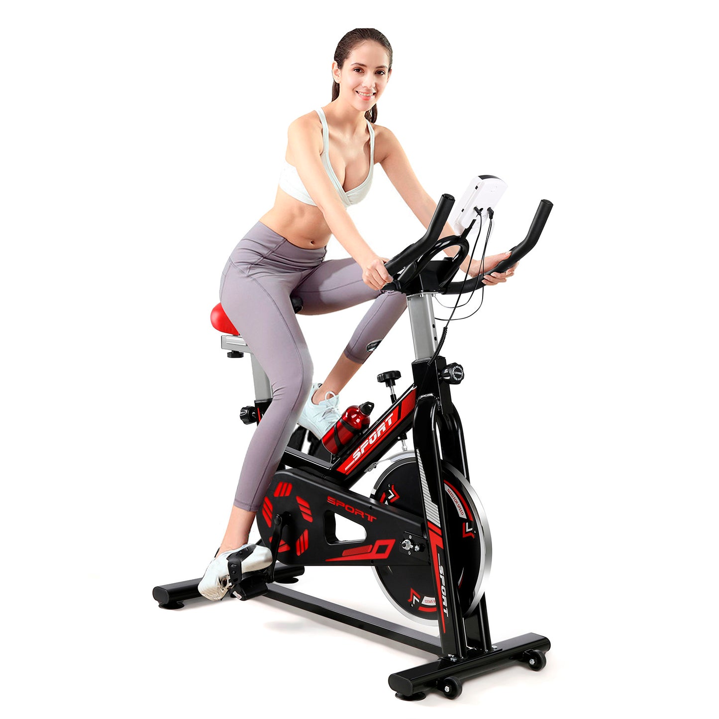 Shop Indoor Cycling Professional Fitness  Exercise Bike With LCD Monitor
