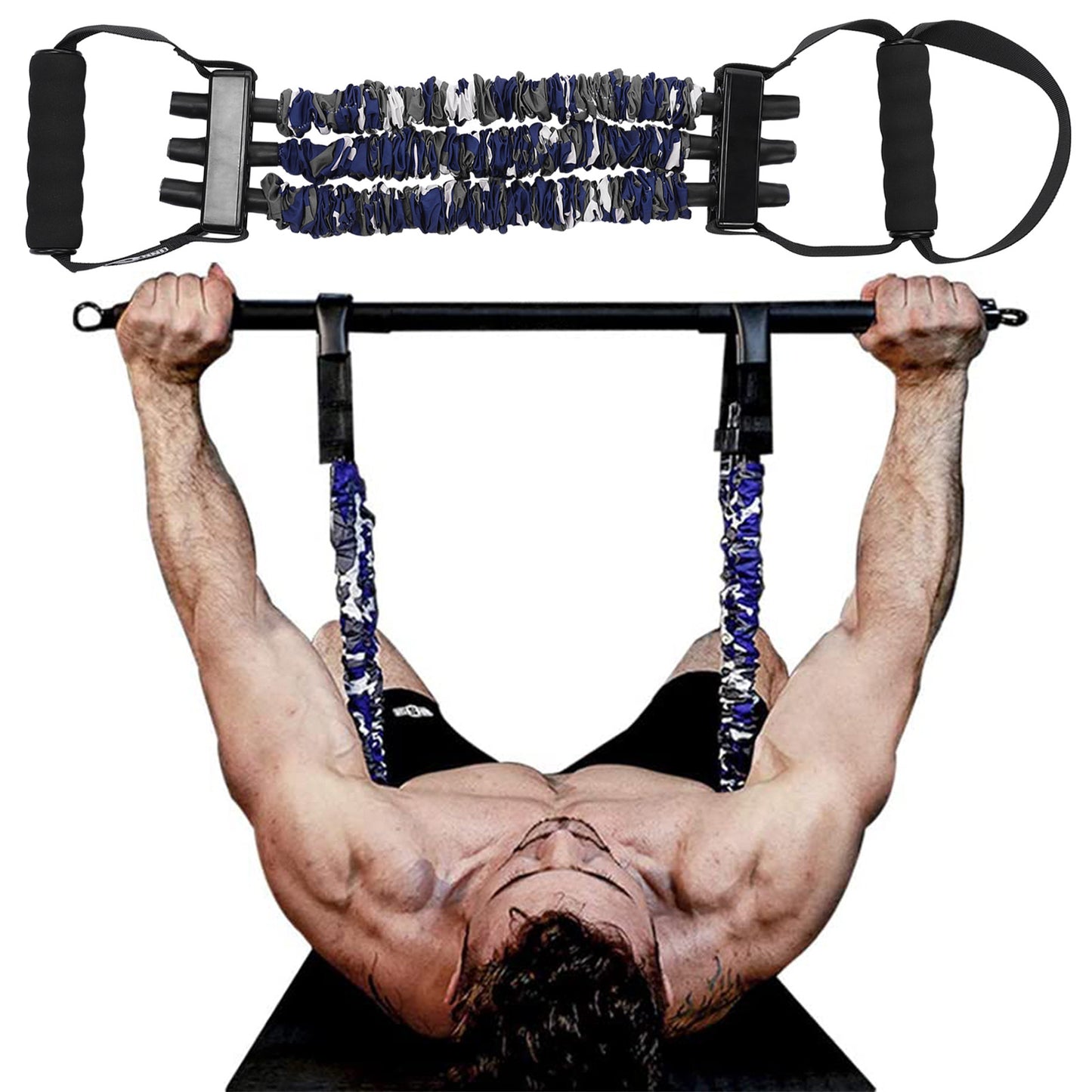 Shop Adjustable Bench Press,Push Up Resistance Bands, Chest Builder Workout Equipment