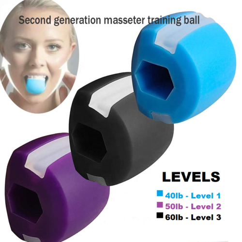Shop Jaw Line Exerciser - Facial And Neck Toner Equipment - Wrinkle Toning 40 50 60