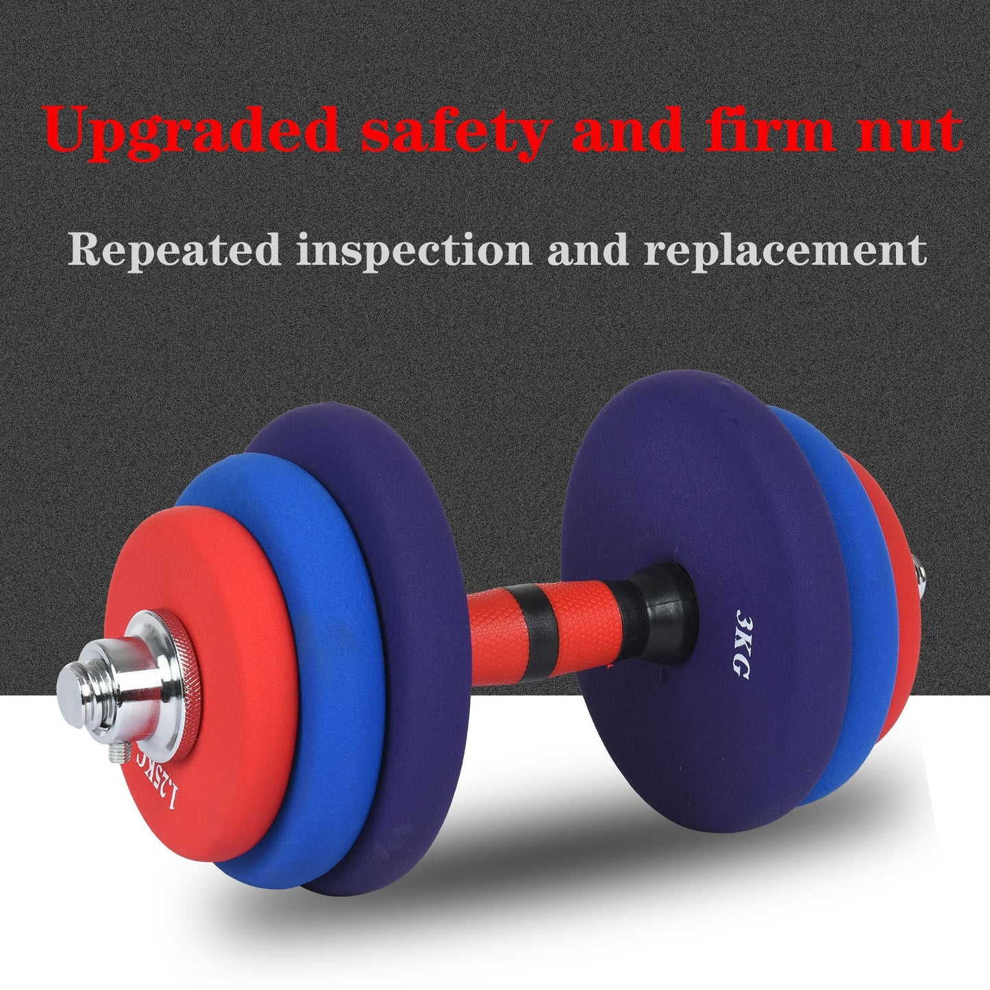 Shop Adjustable Weights Dumbbells Set, Free Weights Set With Connecting Rod 30KG/66LB