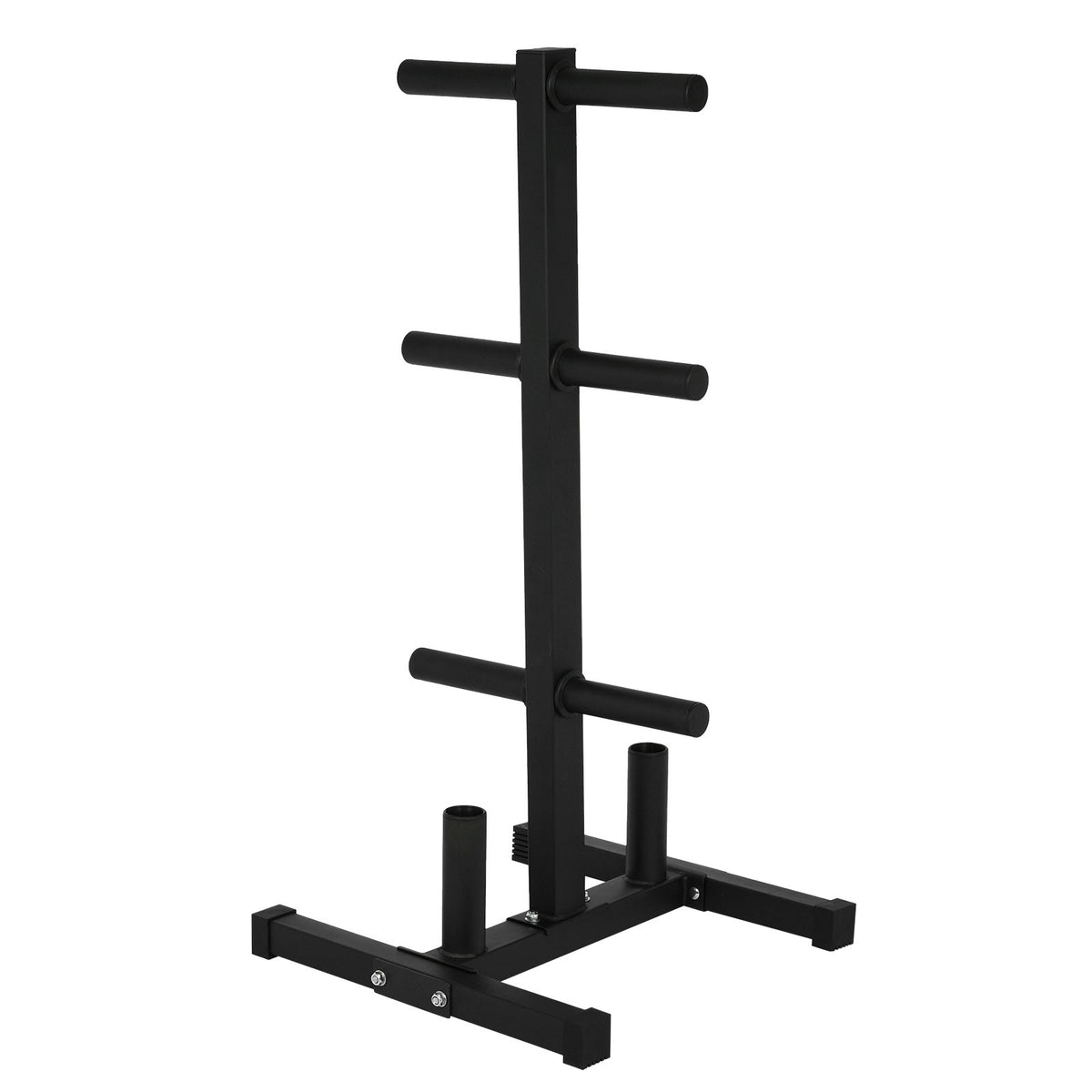 Shop Olympic Weight Plate Rack For 2in Plates Vertical Bar Holder For Home Gym