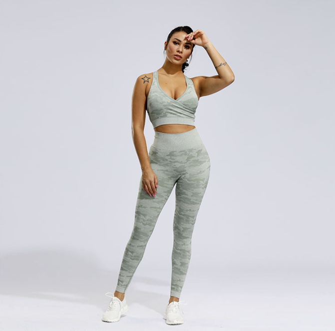 Shop Camouflage yoga pants