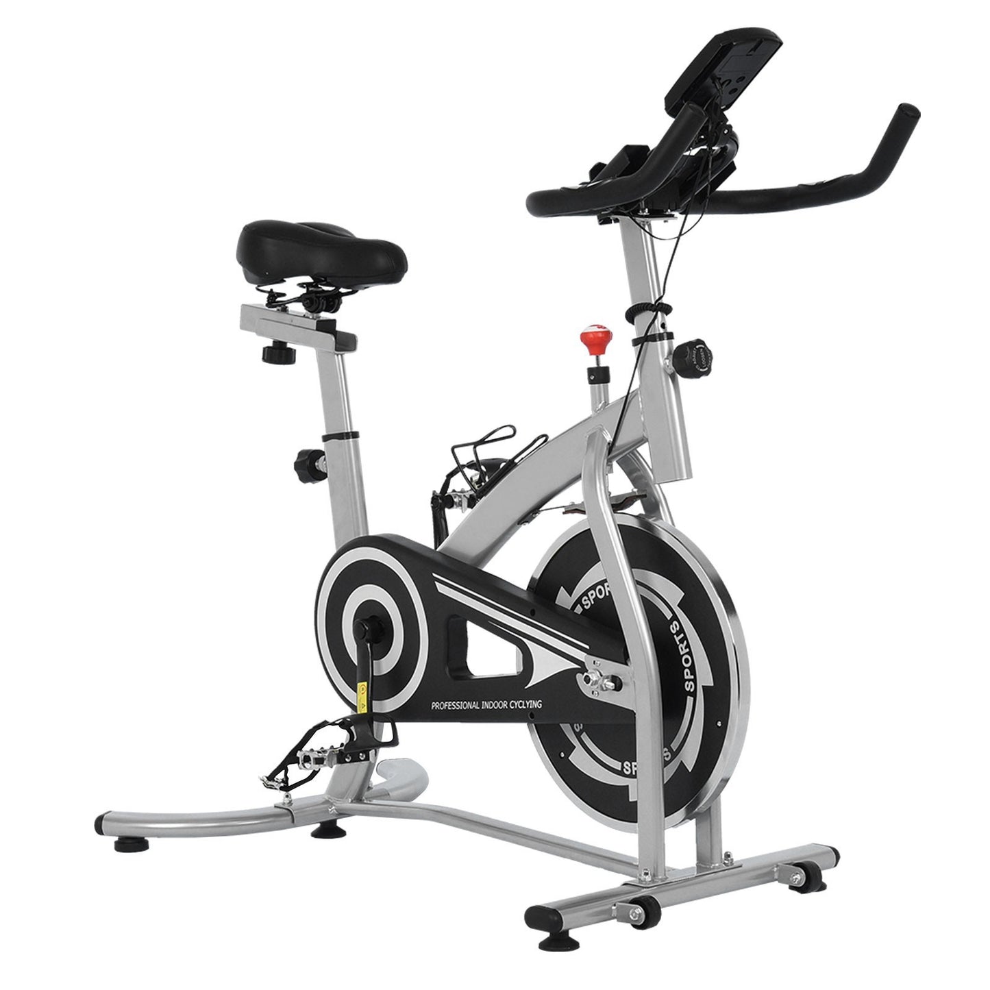 Shop Indoor Aerobic Exercise Bike With Comfortable Cushion And LCD Display