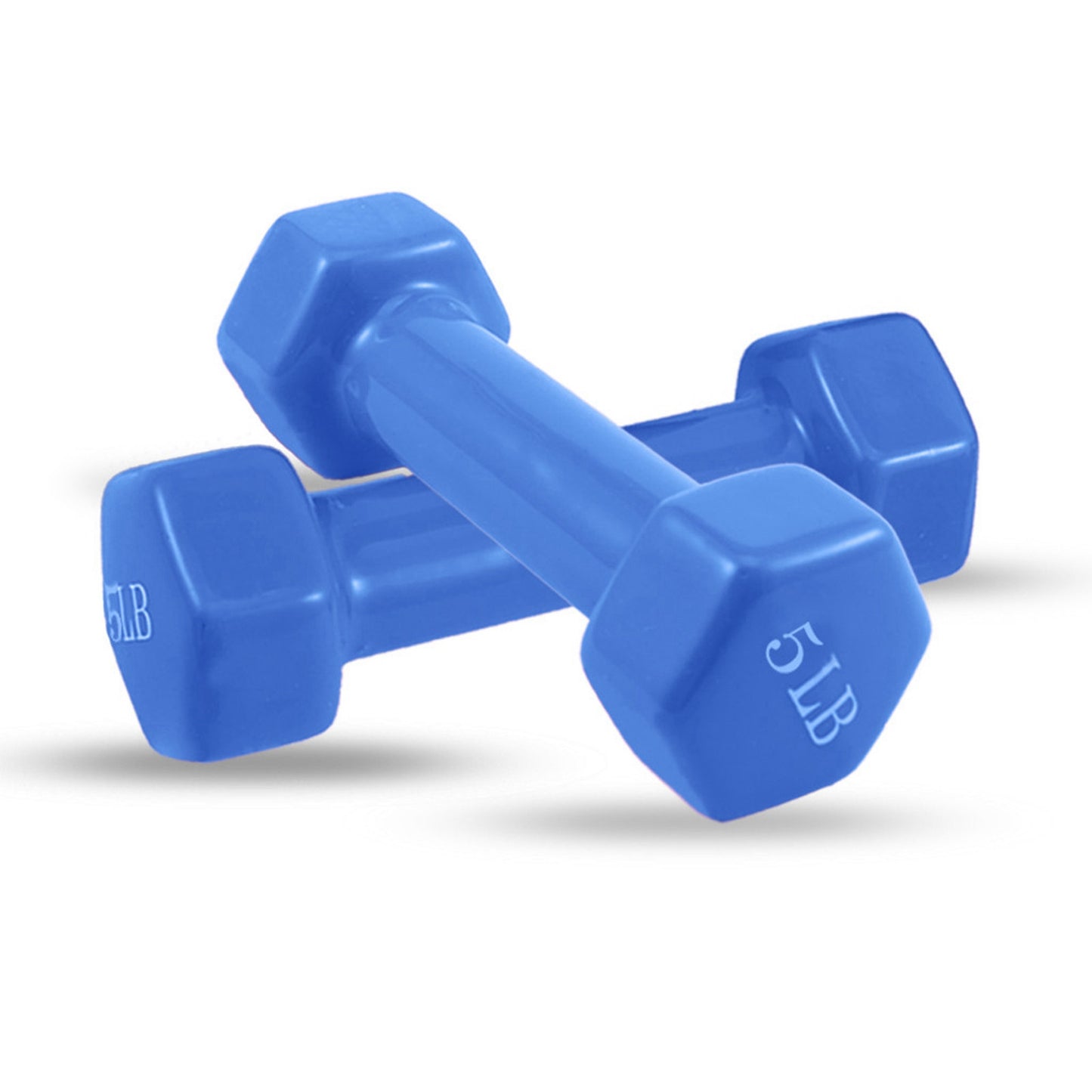Shop Barbell Set Of 2  All-Purpose Dumbbells In Pair Vinyl Coated Dumbbell Weights