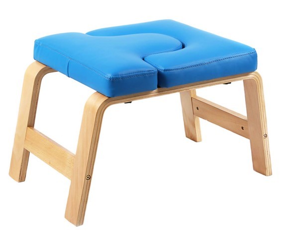 Shop Wooden Yoga Headstand Meditation Trainer/Chair  With Double Cushion Pads