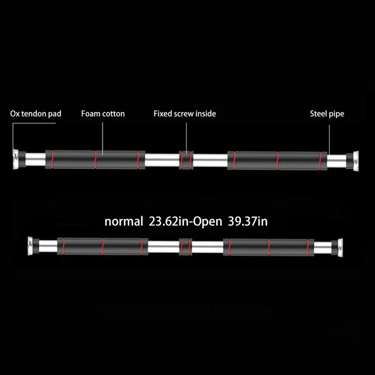 Shop Horizontal Bar Indoor Door Punch-free Pull-ups Home Fitness Equipment