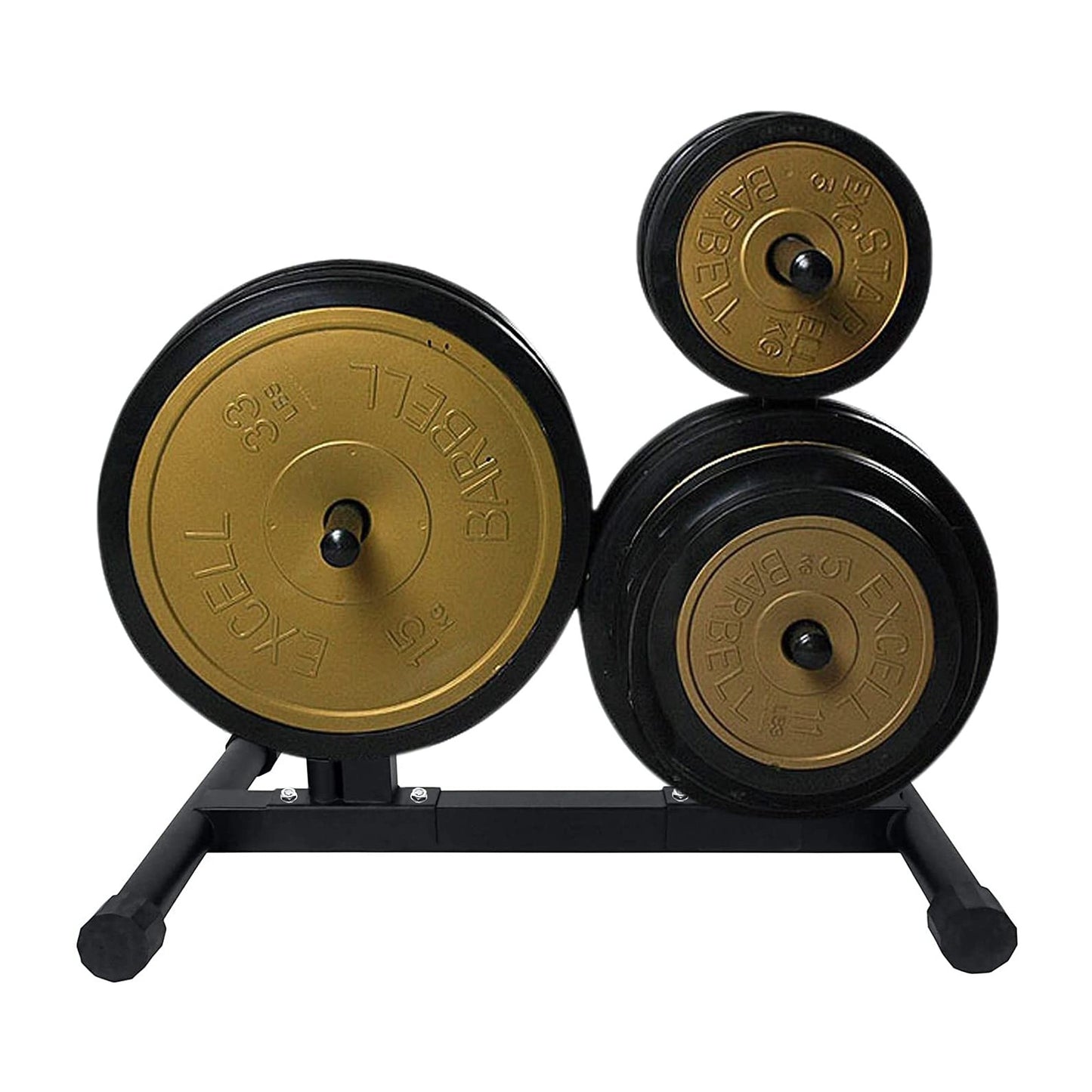 Shop Weight Plate Rack Tree For Dumbbell Plates Olympic Free Weight Storage Rack