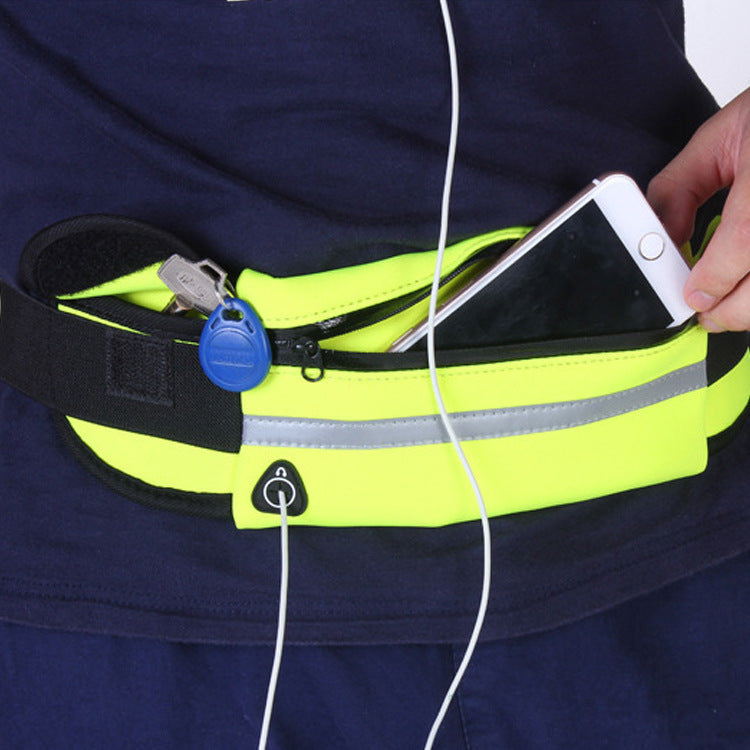 Shop Fitness Waist Bag With Pocket Slim Running Bag For Hiking Cycling Workout Sports Gym