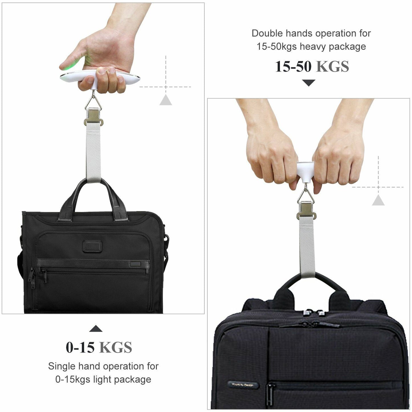 Shop Portable LCD Digital Luggage Weight Scales Hanging Suitcase Baggage Travel Scale With Belt For Electronic Weight Tool 50kg 110lb