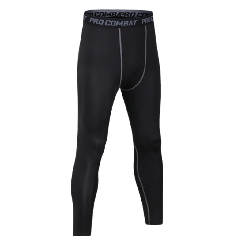 Shop Men Leggings Compression Pants  Fitness Sports Running Quick Dry Leggings Tights Breathable Skinny Trousers Sportswear Male